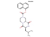 1-naphthyl (7S,9aR)-7-isobutyl-6,9-dioxooctahydro-2H-pyrazino[1,2-a]pyrazine-2-carboxylate