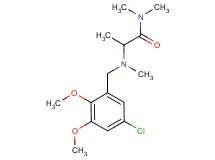 2-[(5-chloro-2,3-dimethoxybenzyl)(methyl)amino]-N,N-dimethylpropanamide