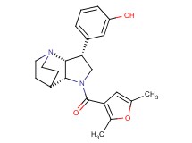 3-[(3R*,3aR*,7aR*)-1-(2,5-dimethyl-3-furoyl)octahydro-4,7-ethanopyrrolo[3,2-b]pyridin-3-yl]phenol