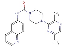 4-(3,6-dimethylpyrazin-2-yl)-N-quinolin-6-ylpiperazine-1-carboxamide