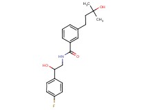 N-[2-(4-fluorophenyl)-2-hydroxyethyl]-3-(3-hydroxy-3-methylbutyl)benzamide