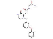 N~2~-{[3-oxo-1-(3-phenoxybenzyl)-2-piperazinyl]acetyl}glycinamide