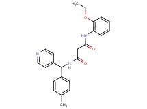 N-(2-ethoxyphenyl)-N'-[(4-methylphenyl)(pyridin-4-yl)methyl]malonamide
