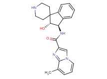N-[(2R*,3R*)-2-hydroxy-2,3-dihydrospiro[indene-1,4'-piperidin]-3-yl]-8-methylimidazo[1,2-a]pyridine-2-carboxamide