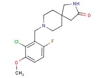 8-(2-chloro-6-fluoro-3-methoxybenzyl)-2,8-diazaspiro[4.5]decan-3-one