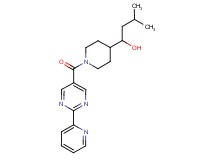 3-methyl-1-(1-{[2-(2-pyridinyl)-5-pyrimidinyl]carbonyl}-4-piperidinyl)-1-butanol