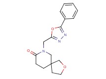 7-[(5-phenyl-1,3,4-oxadiazol-2-yl)methyl]-2-oxa-7-azaspiro[4.5]decan-8-one