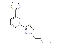 2-{3-[1-(3-buten-1-yl)-1H-pyrazol-3-yl]phenyl}-1,3-thiazole
