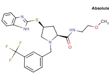 (4S)-4-(1H-benzimidazol-2-ylthio)-N-(2-methoxyethyl)-1-[3-(trifluoromethyl)benzyl]-L-prolinamide