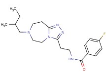 4-fluoro-N-{2-[7-(2-methylbutyl)-6,7,8,9-tetrahydro-5H-[1,2,4]triazolo[4,3-d][1,4]diazepin-3-yl]ethyl}benzamide