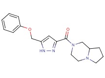 2-{[5-(phenoxymethyl)-1H-pyrazol-3-yl]carbonyl}octahydropyrrolo[1,2-a]pyrazine