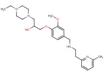1-(4-ethyl-1-piperazinyl)-3-[2-methoxy-4-({[2-(6-methyl-2-pyridinyl)ethyl]amino}methyl)phenoxy]-2-propanol