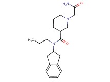1-(2-amino-2-oxoethyl)-N-(2,3-dihydro-1H-inden-2-yl)-N-propylpiperidine-3-carboxamide