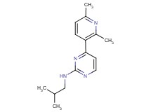 4-(2,6-dimethylpyridin-3-yl)-N-isobutylpyrimidin-2-amine