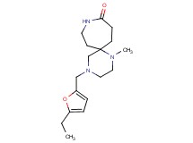 4-[(5-ethyl-2-furyl)methyl]-1-methyl-1,4,9-triazaspiro[5.6]dodecan-10-one