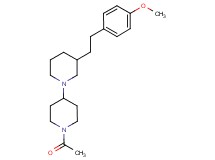 1'-acetyl-3-[2-(4-methoxyphenyl)ethyl]-1,4'-bipiperidine