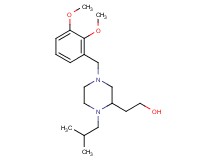 2-[4-(2,3-dimethoxybenzyl)-1-isobutyl-2-piperazinyl]ethanol