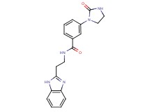 N-[2-(1H-benzimidazol-2-yl)ethyl]-3-(2-oxoimidazolidin-1-yl)benzamide