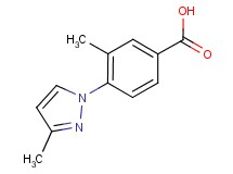 3-methyl-4-(3-methyl-1H-pyrazol-1-yl)benzoic acid