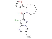 3-chloro-2-{[2-(2-furyl)-1-azepanyl]carbonyl}-6-methylpyrazolo[1,5-a]pyrimidine