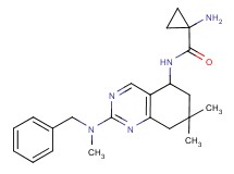 1-amino-N-{2-[benzyl(methyl)amino]-7,7-dimethyl-5,6,7,8-tetrahydro-5-quinazolinyl}cyclopropanecarboxamide dihydrochloride