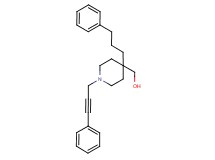 [4-(3-phenylpropyl)-1-(3-phenyl-2-propyn-1-yl)-4-piperidinyl]methanol