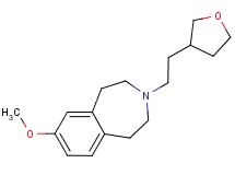 7-methoxy-3-[2-(tetrahydrofuran-3-yl)ethyl]-2,3,4,5-tetrahydro-1H-3-benzazepine