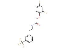 2-(2,4-difluorophenoxy)-N-{2-[3-(trifluoromethyl)phenyl]ethyl}acetamide