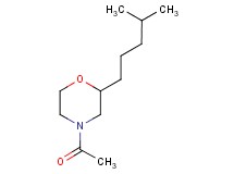 4-acetyl-2-(4-methylpentyl)morpholine