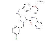 (4S)-1-(3-chlorobenzyl)-4-[(4-ethoxybenzyl)amino]-N-(3-pyridinylmethyl)-L-prolinamide