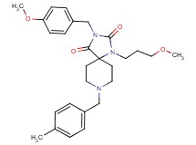 3-(4-methoxybenzyl)-1-(3-methoxypropyl)-8-(4-methylbenzyl)-1,3,8-triazaspiro[4.5]decane-2,4-dione