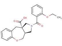 (3aS*,10aS*)-2-(2-ethoxybenzoyl)-2,3,3a,4-tetrahydro-1H-[1]benzoxepino[3,4-c]pyrrole-10a(10H)-carboxylic acid