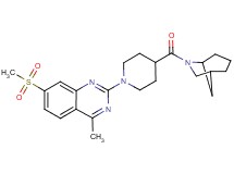 2-[4-(6-azabicyclo[3.2.1]oct-6-ylcarbonyl)-1-piperidinyl]-4-methyl-7-(methylsulfonyl)quinazoline