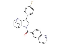 (2R*,3R*,6R*)-3-(4-fluorophenyl)-5-(quinolin-6-ylcarbonyl)-1,5-diazatricyclo[5.2.2.0~2,6~]undecane