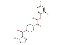 {1-[2-(2,4-difluorophenoxy)propanoyl]-4-piperidinyl}(1-methyl-1H-imidazol-2-yl)methanol trifluoroacetate (salt)