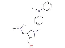 ((3R*,4R*)-4-[(dimethylamino)methyl]-1-{4-[methyl(phenyl)amino]benzyl}pyrrolidin-3-yl)methanol