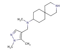 N-[(1,5-dimethyl-1H-pyrazol-4-yl)methyl]-N-methyl-3-azaspiro[5.5]undecan-9-amine dihydrochloride