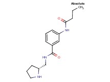 3-(butyrylamino)-N-[(2R)-pyrrolidin-2-ylmethyl]benzamide