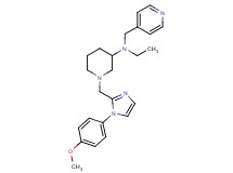 N-ethyl-1-{[1-(4-methoxyphenyl)-1H-imidazol-2-yl]methyl}-N-(4-pyridinylmethyl)-3-piperidinamine