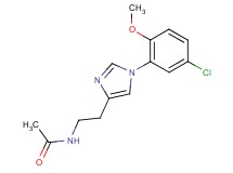N-{2-[1-(5-chloro-2-methoxyphenyl)-1H-imidazol-4-yl]ethyl}acetamide