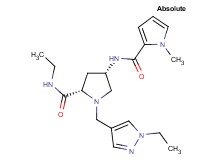 (4S)-N-ethyl-1-[(1-ethyl-1H-pyrazol-4-yl)methyl]-4-{[(1-methyl-1H-pyrrol-2-yl)carbonyl]amino}-L-prolinamide