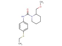 N-[4-(ethylthio)phenyl]-2-(methoxymethyl)piperidine-1-carboxamide