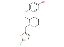 4-(2-{1-[(5-chloro-2-furyl)methyl]piperidin-2-yl}ethyl)phenol