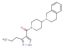 2-{1-[(3-propyl-1H-pyrazol-4-yl)carbonyl]-4-piperidinyl}-1,2,3,4-tetrahydroisoquinoline