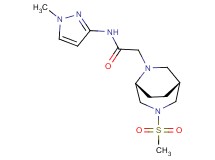 N-(1-methyl-1H-pyrazol-3-yl)-2-[(1R*,5R*)-3-(methylsulfonyl)-3,6-diazabicyclo[3.2.2]non-6-yl]acetamide