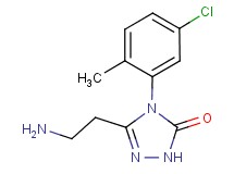 5-(2-aminoethyl)-4-(5-chloro-2-methylphenyl)-2,4-dihydro-3H-1,2,4-triazol-3-one