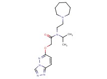 N-(2-azepan-1-ylethyl)-N-isopropyl-2-([1,2,4]triazolo[4,3-b]pyridazin-6-yloxy)acetamide