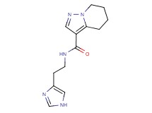 N-[2-(1H-imidazol-4-yl)ethyl]-4,5,6,7-tetrahydropyrazolo[1,5-a]pyridine-3-carboxamide