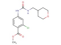 methyl 2-chloro-4-({[(tetrahydro-2H-pyran-4-ylmethyl)amino]carbonyl}amino)benzoate