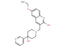 6-ethoxy-3-{[4-hydroxy-4-(3-pyridinyl)-1-piperidinyl]methyl}-2-quinolinol